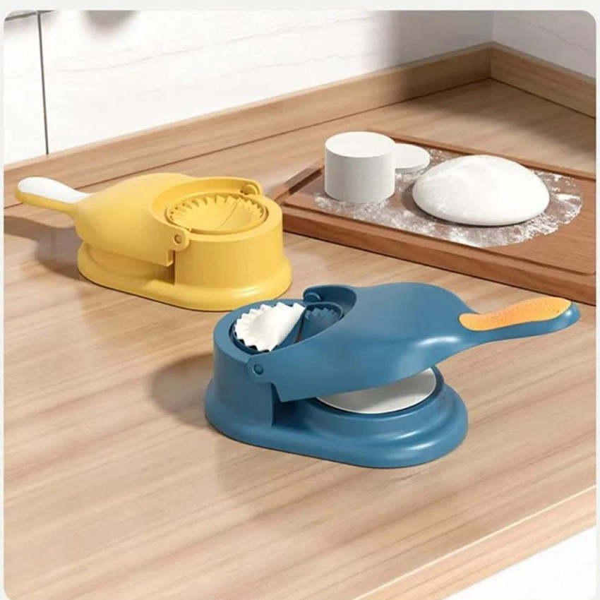 SELL ZONE 2-in-1 Dumpling Maker, Dumpling Skin DIY, Manual Dumpling Press  Molds Set Plastic Steamer