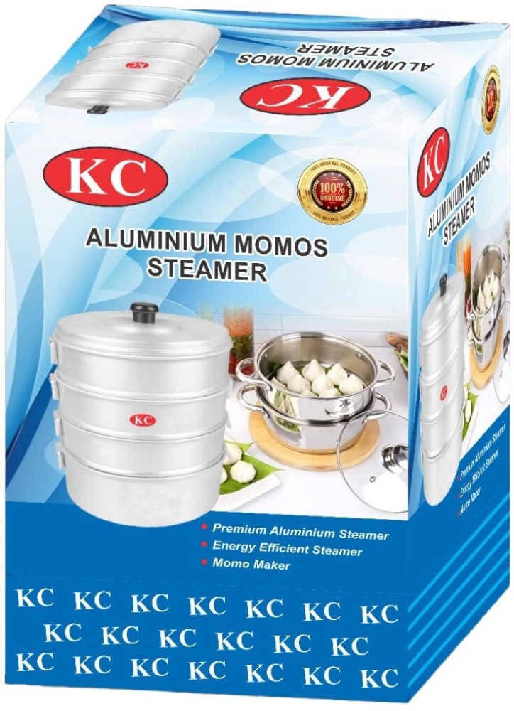 KC Momos Steamer Diamm 8 Inch with 4 Tier Aluminium Steamer Price in India Buy KC Momos Steamer Diamm 8 Inch with 4 Tier Aluminium Steamer online at Flipkart