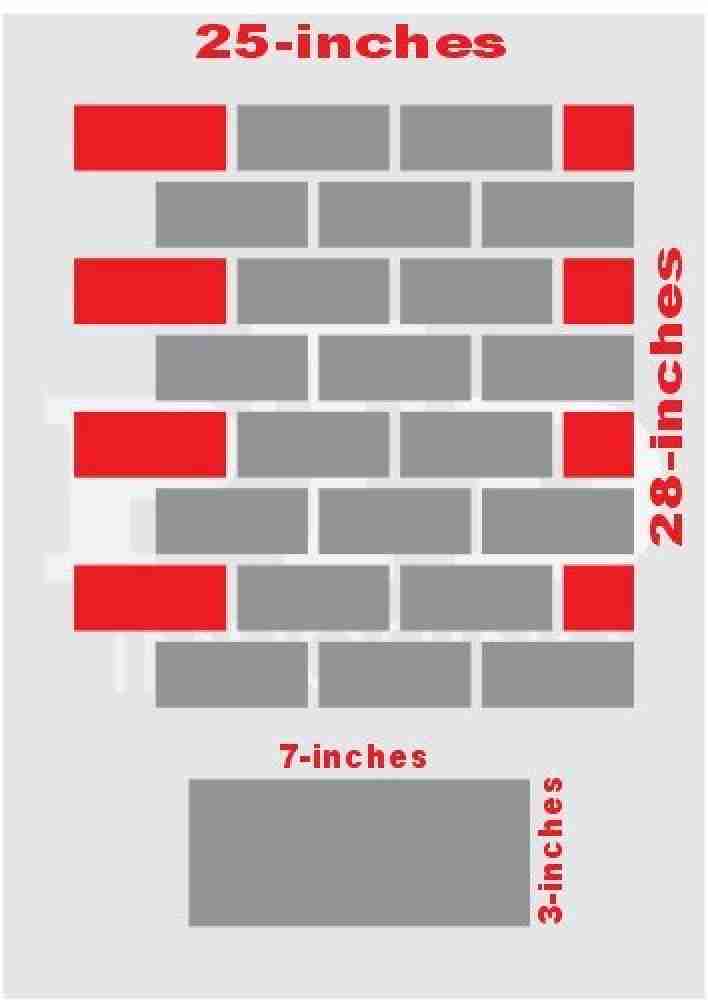 English Brick Wall StencilDies Directstencils