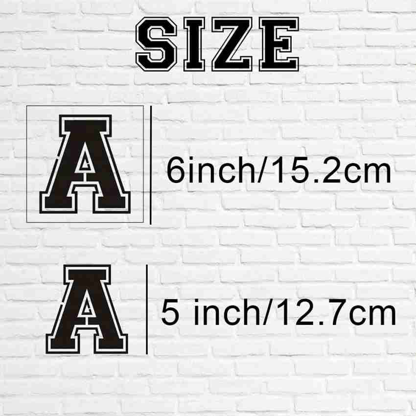 Uxcell 6 inch Letter Number Stencils 5.7 inch Width Reusable Alphabet Numbers Templates Set with Ring, White 36 Pack