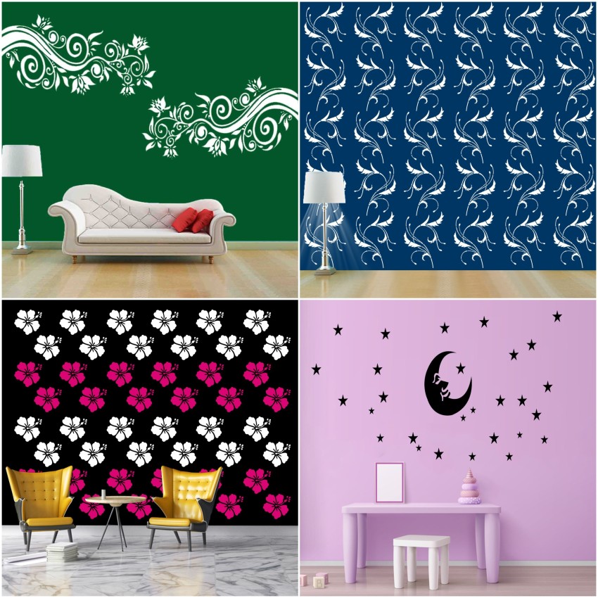 Full Moon Stencil- Moon Wall Stencil- Decorative Wall Stencils