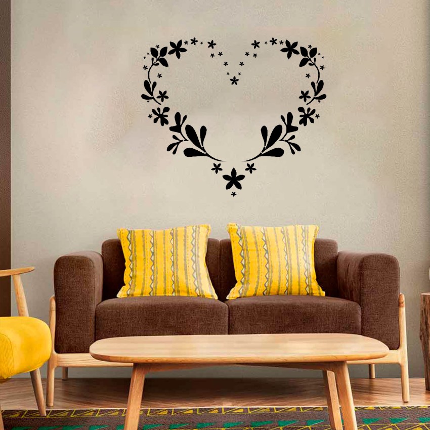 Heart Reusable Stencil for Painting Room Wall DIY Decor 