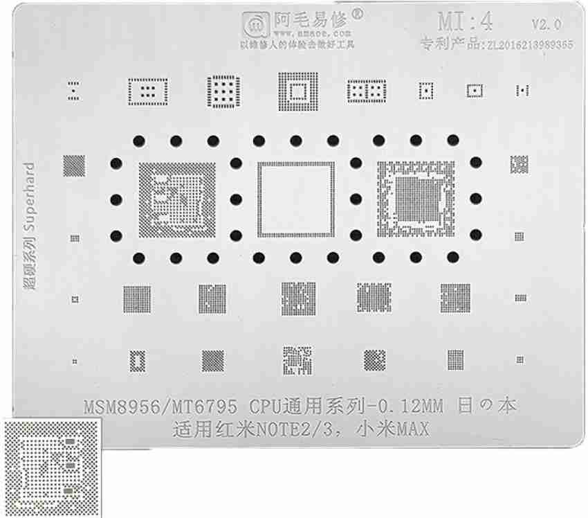 AKT AMAOE MI-4 STENCIL For Redmi Note2/Note3 MSM8956 CPU 