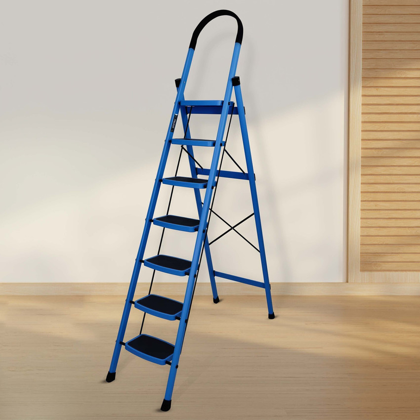 Folding steel ladder for home discount