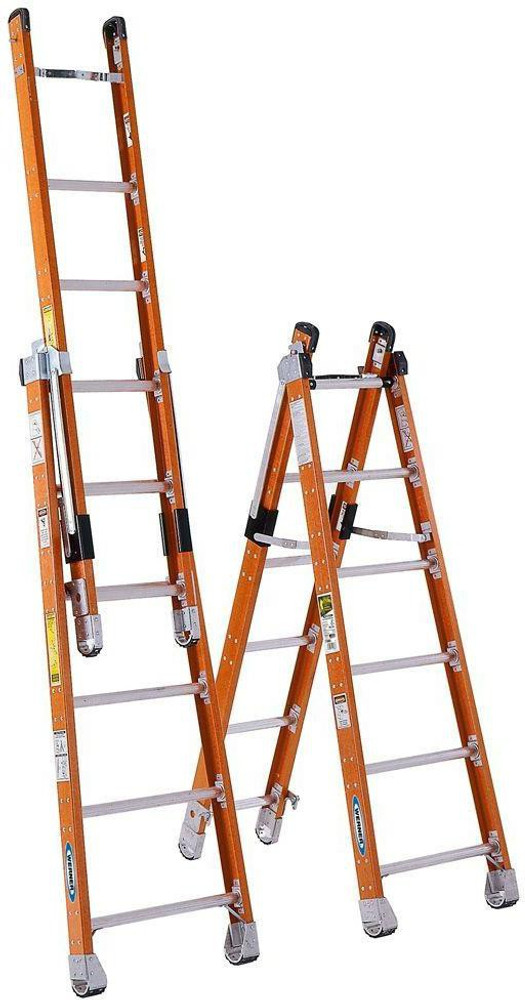 Werner 6 Feet Combination Ladder 170 KG Load Capacity 12 Feet