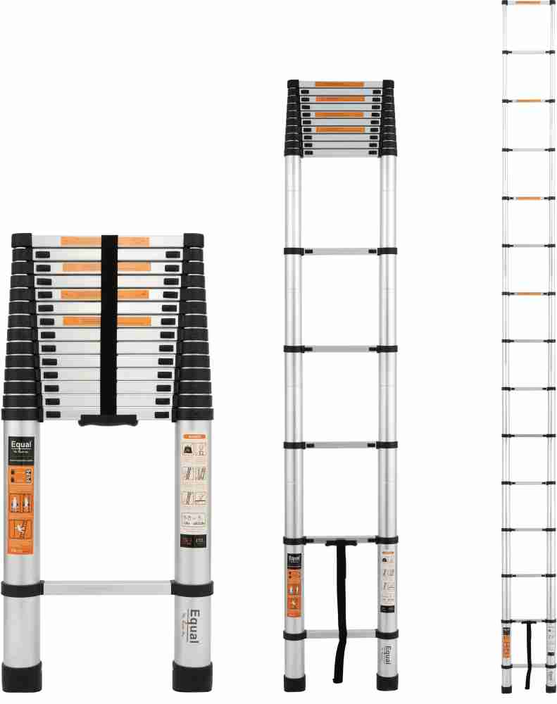 Equal 20 FT. Aluminium Folding Telescopic Ladder for Home
