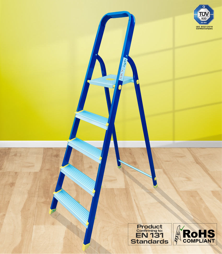 SKY HIGH 5 Step Household Aluminium Ladder Price in India Buy