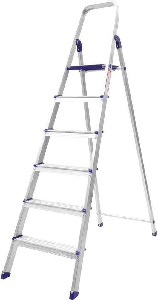 Flipkart SmartBuy 6 Step With Heavy Platform Ladder For Home Aluminium Ladder