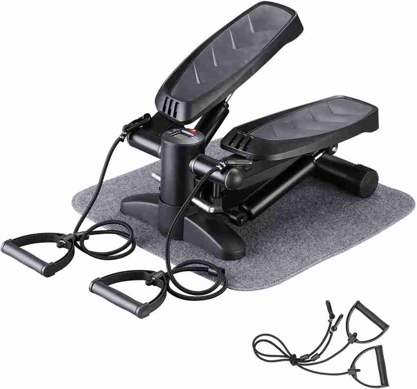 GYMIGO Mini Stepper Machine with Resistance Bands Calories Count