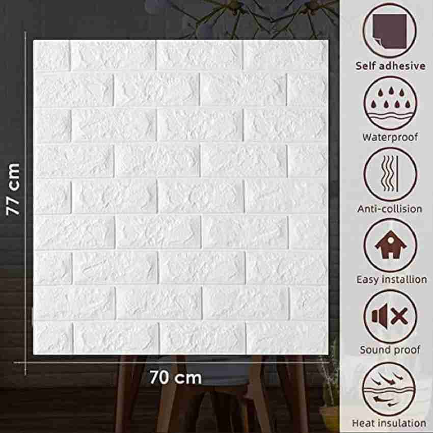 MULTIPLE HUB 77 cm 3DBrick Wallpaper Self Adhesive PE Brick Design Wall Sticker 70x77cm 5.8Sq Feet Self Adhesive Sticker Price in India Buy MULTIPLE HUB 77 cm 3DBrick Wallpaper Self Adhesive PE Brick ...