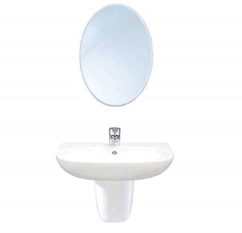 STAP 101.6 cm Unbreakable Flexible Mirror Home Art Decoration Mirror  Sticker Sheet for Bathroom Bedroom & Washroom Bathroom Mirror (Oval) Self  Adhesive Sticker Price in India - Buy STAP 101.6 cm Unbreakable