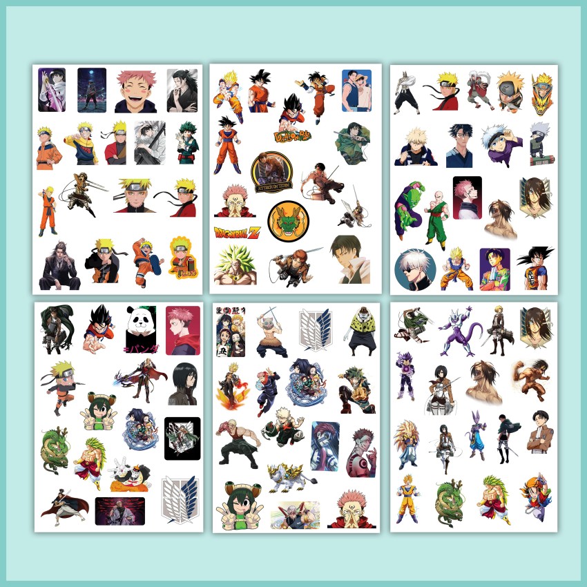CLICKEDIN 7.62 cm Anime Dragon Ball Stickers, 50 Pieces, Strong Adhesive  for Laptop Mobile and Car Self Adhesive Sticker Price in India - Buy  CLICKEDIN 7.62 cm Anime Dragon Ball Stickers, 50