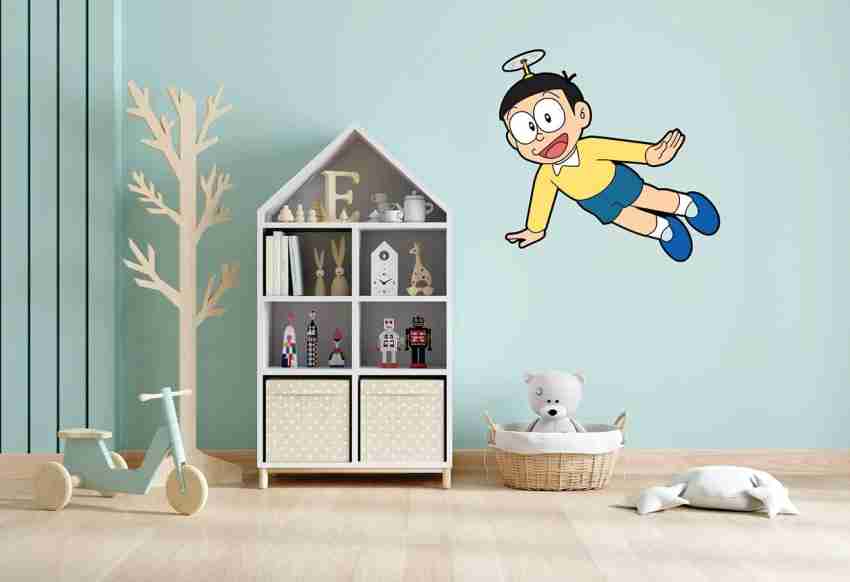 PRINTHUBS 12 inch Doraemon Nobita Cartoon Sticker For Kids Room Home Wall  Decor (Size 12x17 In)S15 Self Adhesive Sticker Price in India - Buy  PRINTHUBS 12 inch Doraemon Nobita Cartoon Sticker For