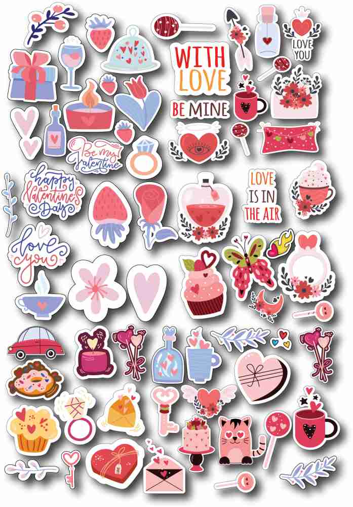 woopme 29 cm Scrapbook Stickers Set For Journal, Diary Self