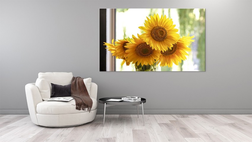 Buy Van Gogh Sunflowers Wallpaper Yellow Grey REMOVABLE Peel and Online in  India  Etsy