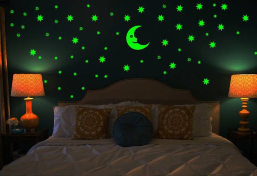 Glow in The Dark Stars for Ceiling Stickers Galaxy Wall Decals 289 Pcs  Ceiling Stars Glow in The Dark Glowing Stars and Planets Wall Stickers for  Baby