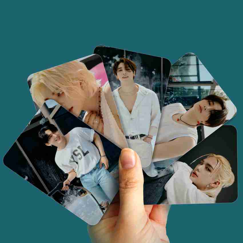 Stray Kids 5 Star Album Photo cards ( Set of 12 + 4 Freebies )  Photographic Paper