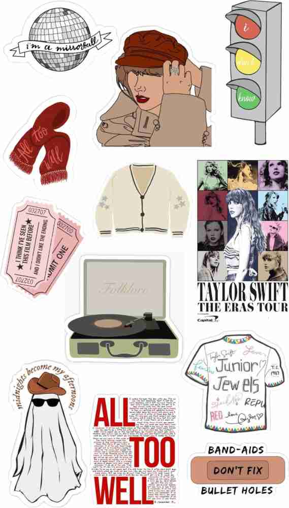 Taylor Swift Sticker Set of 10