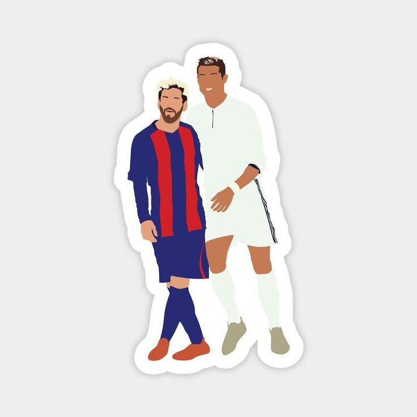 Cristiano Ronaldo Messi Sticker by LazioPress.it for iOS & Android