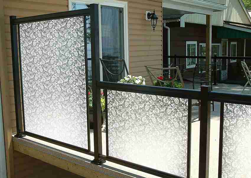Frosted privacy glass deals