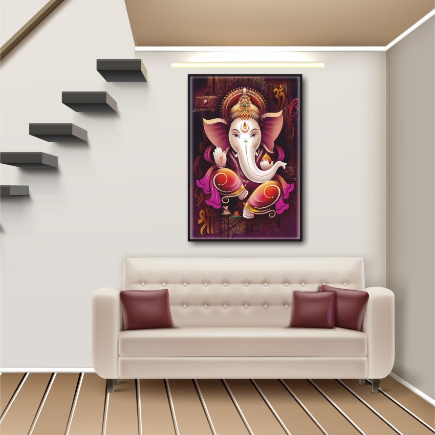 Lord Ganesha Painting Art Wallpaper