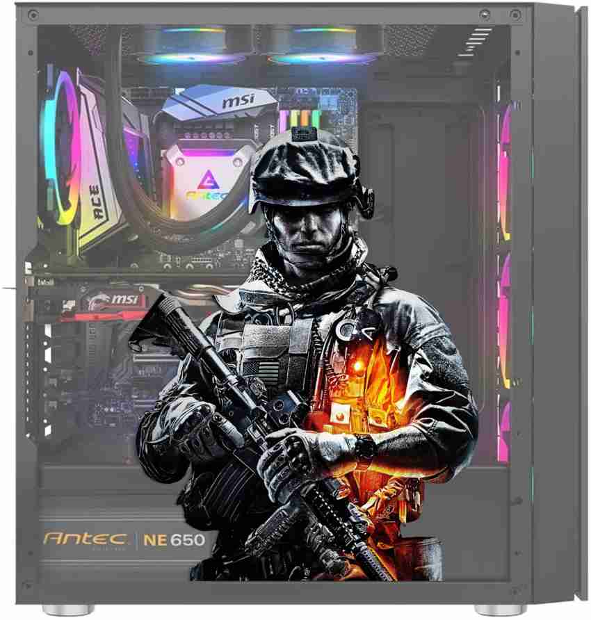 Techfit 40.64 cm Vinyl Wall Sticker Skin Decal for PC Case Gaming