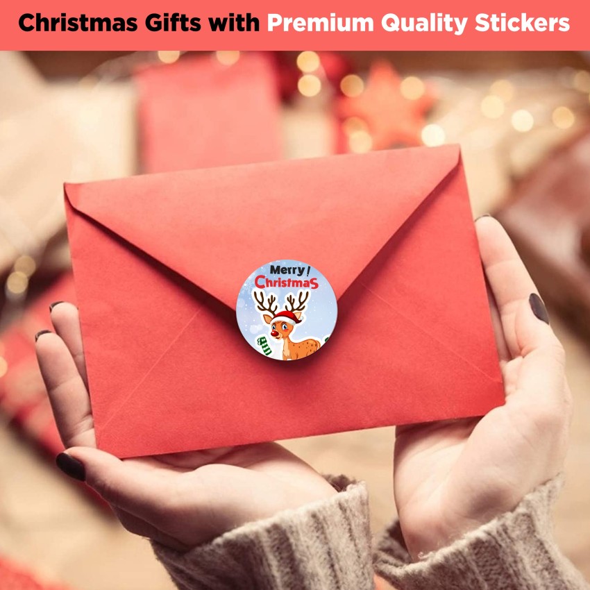 Merry Christmas Stickers For Christmas Gifts