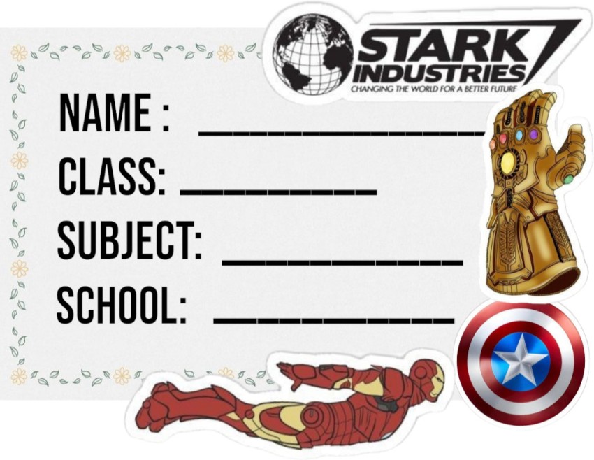 The Original 6 Avengers Sticker Pack 