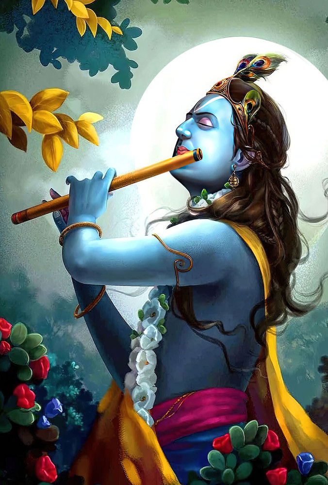 Krishna beautiful pic discount