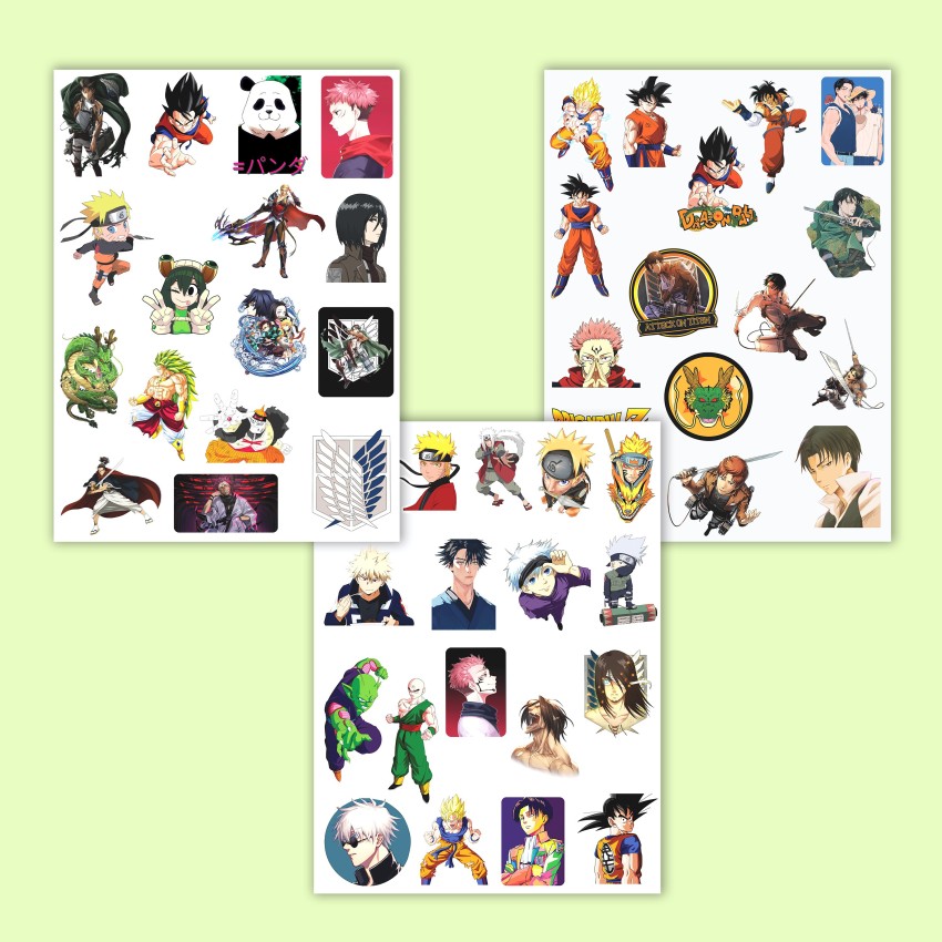 Genshin Impact Anime Sticker BundleAnime Sticker Pack Anime Sticker   TAMEDIA STUDIO