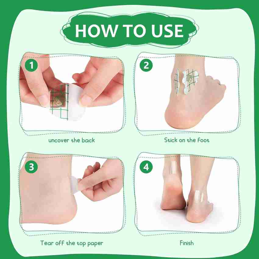 HANNEA 60 Invisible Heel Protectors Waterproof Self Adhesive Heel