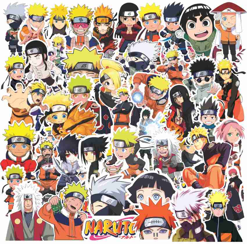 CLICKEDIN 6.35 cm Anime Vinyl Stickers(Pack of 50) Naruto, Dragon Ball z,  Attack on Titan and More Self Adhesive Sticker Price in India - Buy  CLICKEDIN 6.35 cm Anime Vinyl Stickers(Pack of