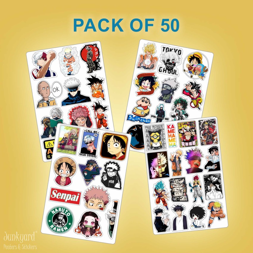 100pcs Anime Stickers Manga Stickers Cute Water  Ubuy India
