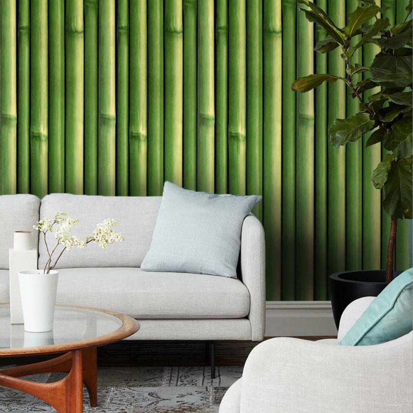 Flipkart SmartBuy 100 cm Green bamboo tree Wallpaper(100CM X45CM) Self  Adhesive Sticker Price in India - Buy Flipkart SmartBuy 100 cm Green bamboo  tree Wallpaper(100CM X45CM) Self Adhesive Sticker online at