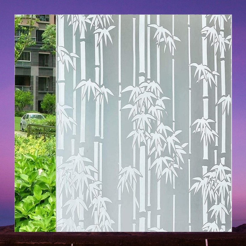 Bamboo Leaf Pattern Decorative Window Film | SHEIN USA