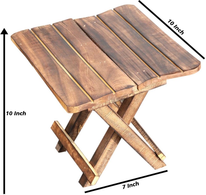 Small wooden folding stool hot sale