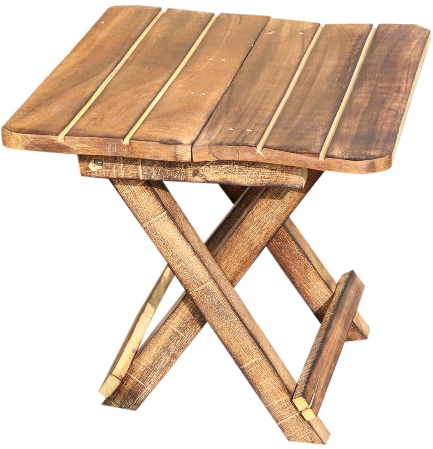 Small wooden deals folding stool