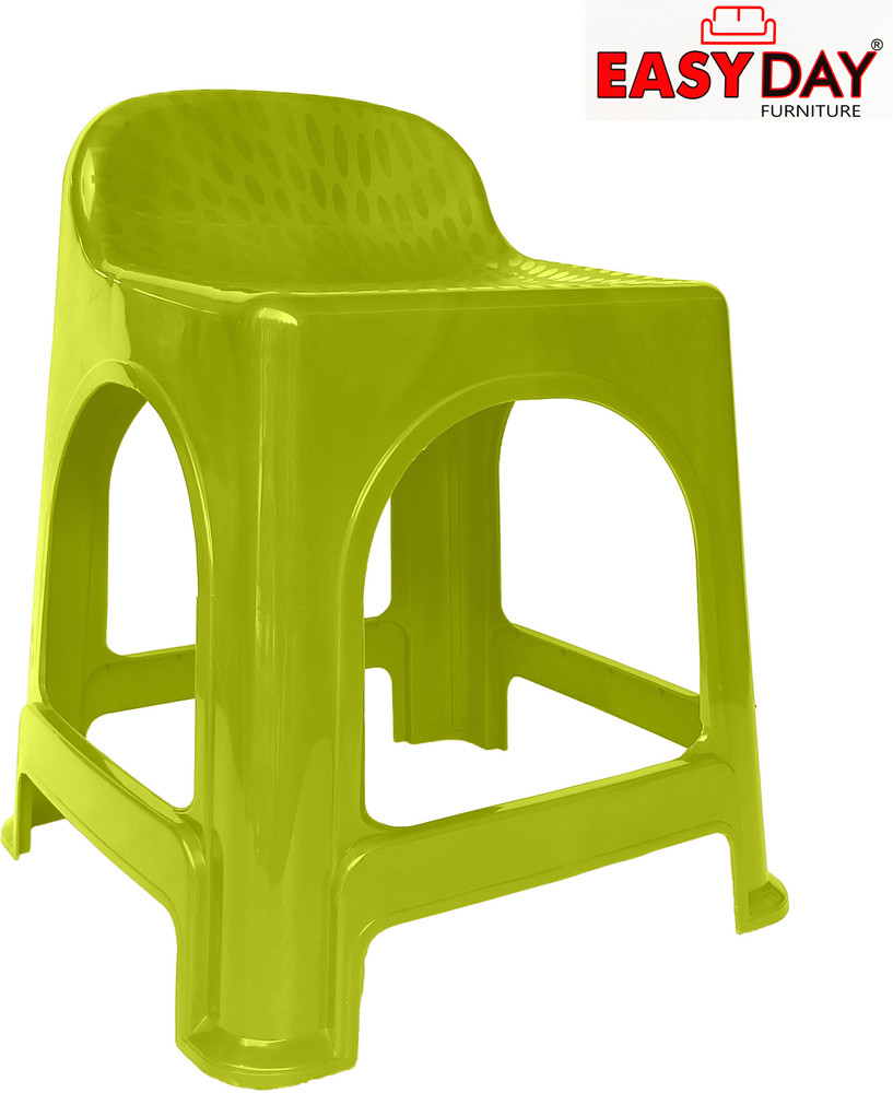 EASYDAY Tik Tok Plastic Strong Designer Colorful Big Size Multipurpose Stool for Adults Bathroom Stool