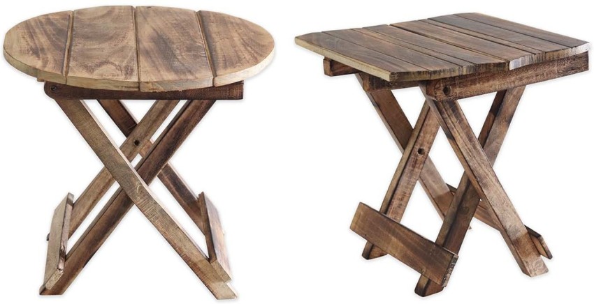 Folding top stool set