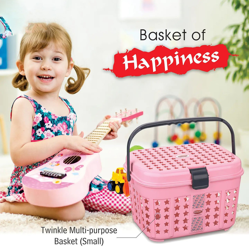 Small top toy basket