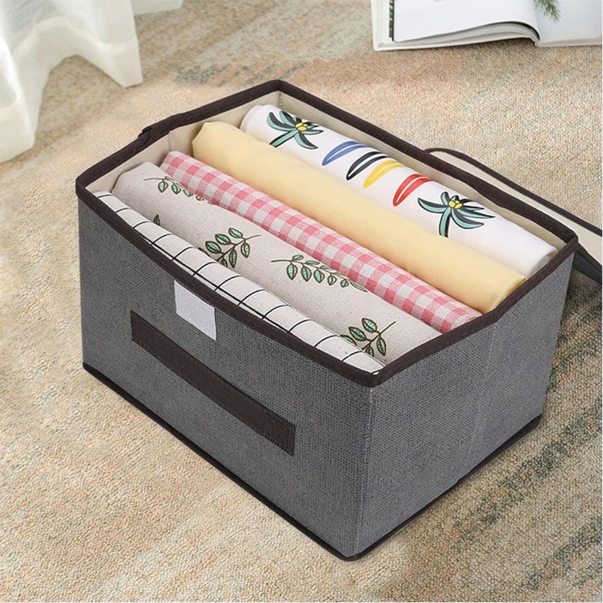 Foldable Flip-Top Storage Bin