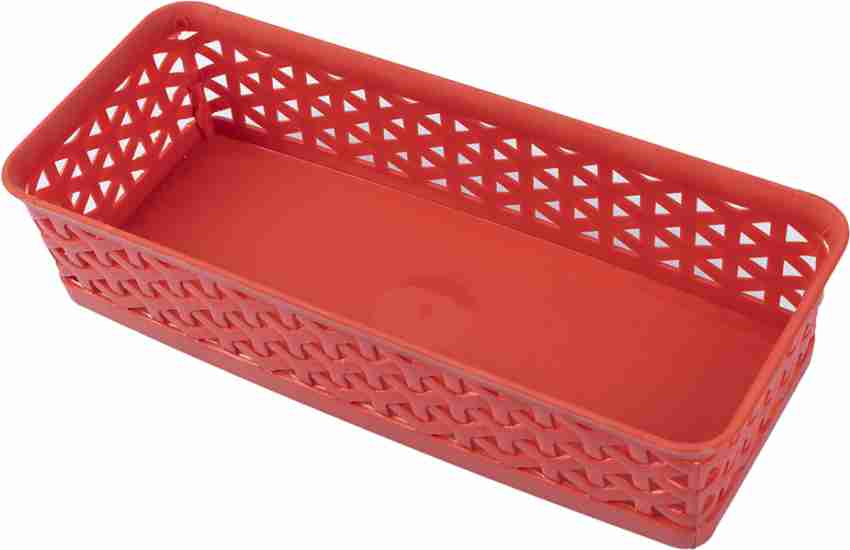 Market 99 Small Plastic Multipurpose Storage Basket ( Set Of 6