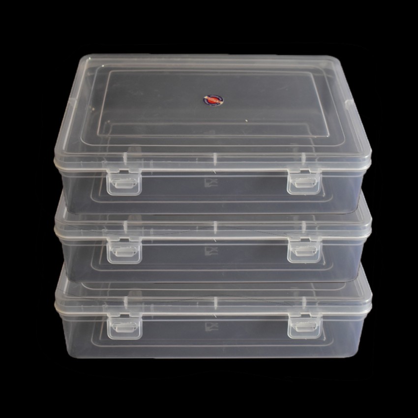 SHD COLLECTIONS Set of 3 Small Storage Box (White) Storage Box Price in  India - Buy SHD COLLECTIONS Set of 3 Small Storage Box (White) Storage Box  online at