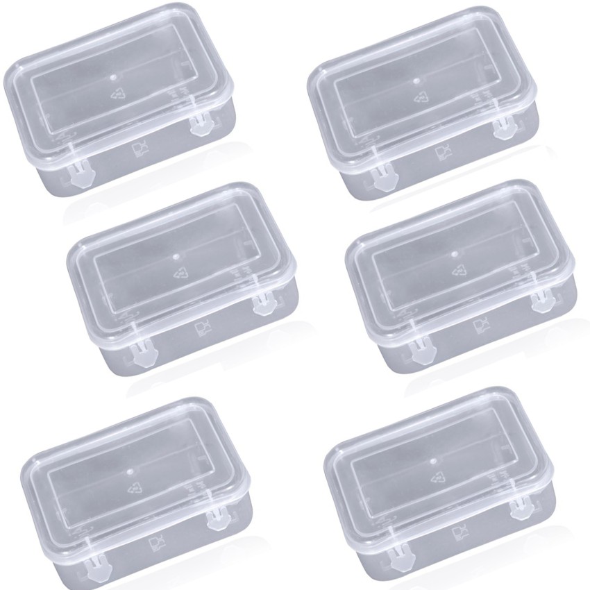 12 pcs Clear Small Plastic Containers Small Bead Organizer Small Plastic  Box