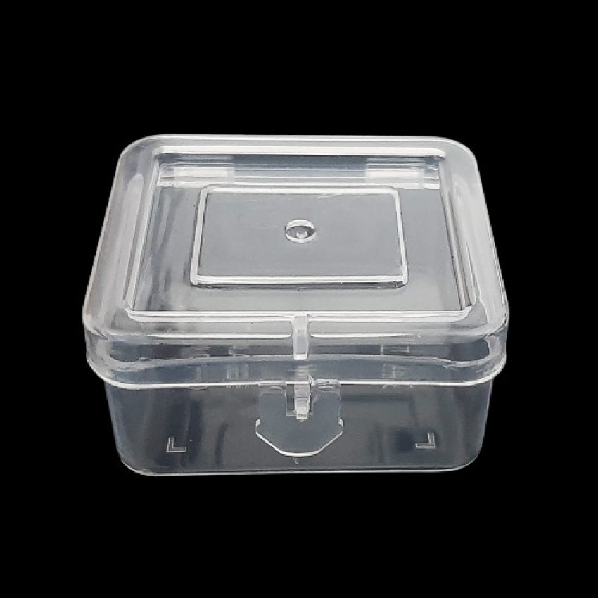 Pranavi Small Tiny Containers Plastic Clear Box with Screw lid 10 ml Pack  of 12 Round Storage Box Price in India - Buy Pranavi Small Tiny Containers  Plastic Clear Box with Screw