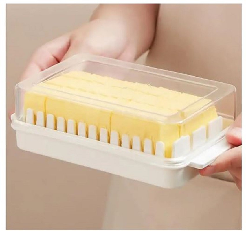 Butter Slicer Cutter With Storage Box & Lid, For Fridge Cheese & Cheese  Storage, Baking Butter Cutter & Separator