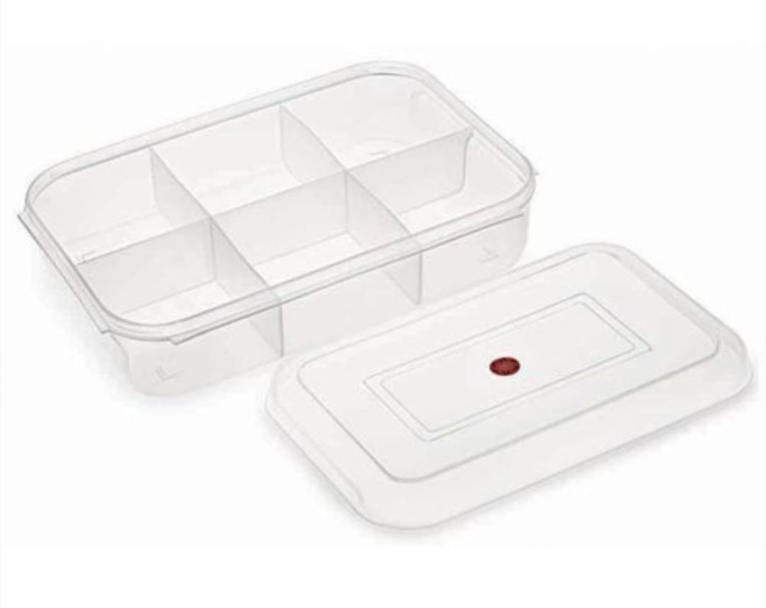 Clear Large Plastic Storage Bin 6 Pack - by TCR