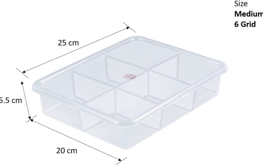 Plastic 11-20 In Transparent Storage Box, Box Capacity: 11-20 Kg at Rs  649/piece in Vadodara
