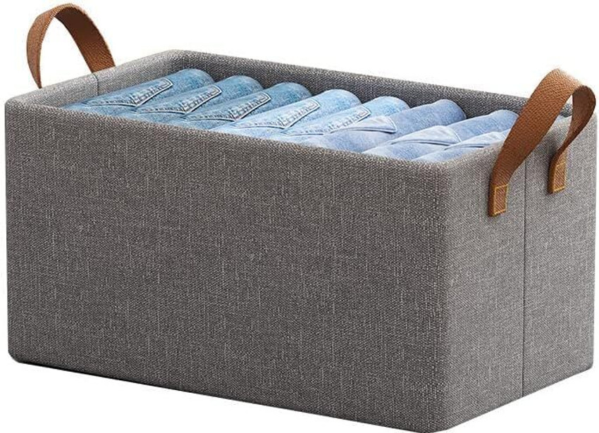 Fabric storage baskets on sale