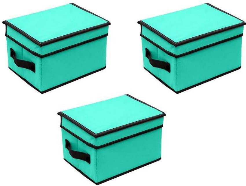 Flipkart SmartBuy folding storage box organizer for toys baby cloth pack of  2 Green Storage Box Price in India - Buy Flipkart SmartBuy folding storage  box organizer for toys baby cloth pack